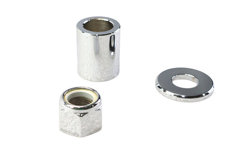 Colony Front Axle Spacer Kit Smooth Style Chrome - 9999-3